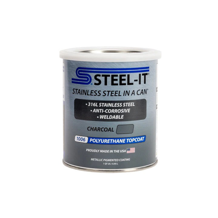 Steel-It stl1006q | STEEL-IT Charcoal Polyurethane 1 Quart