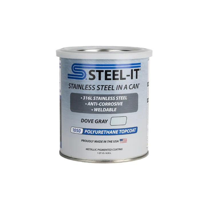 Steel-It 1050q | STEEL-IT Dove Gray Polyurethane 1 Quart