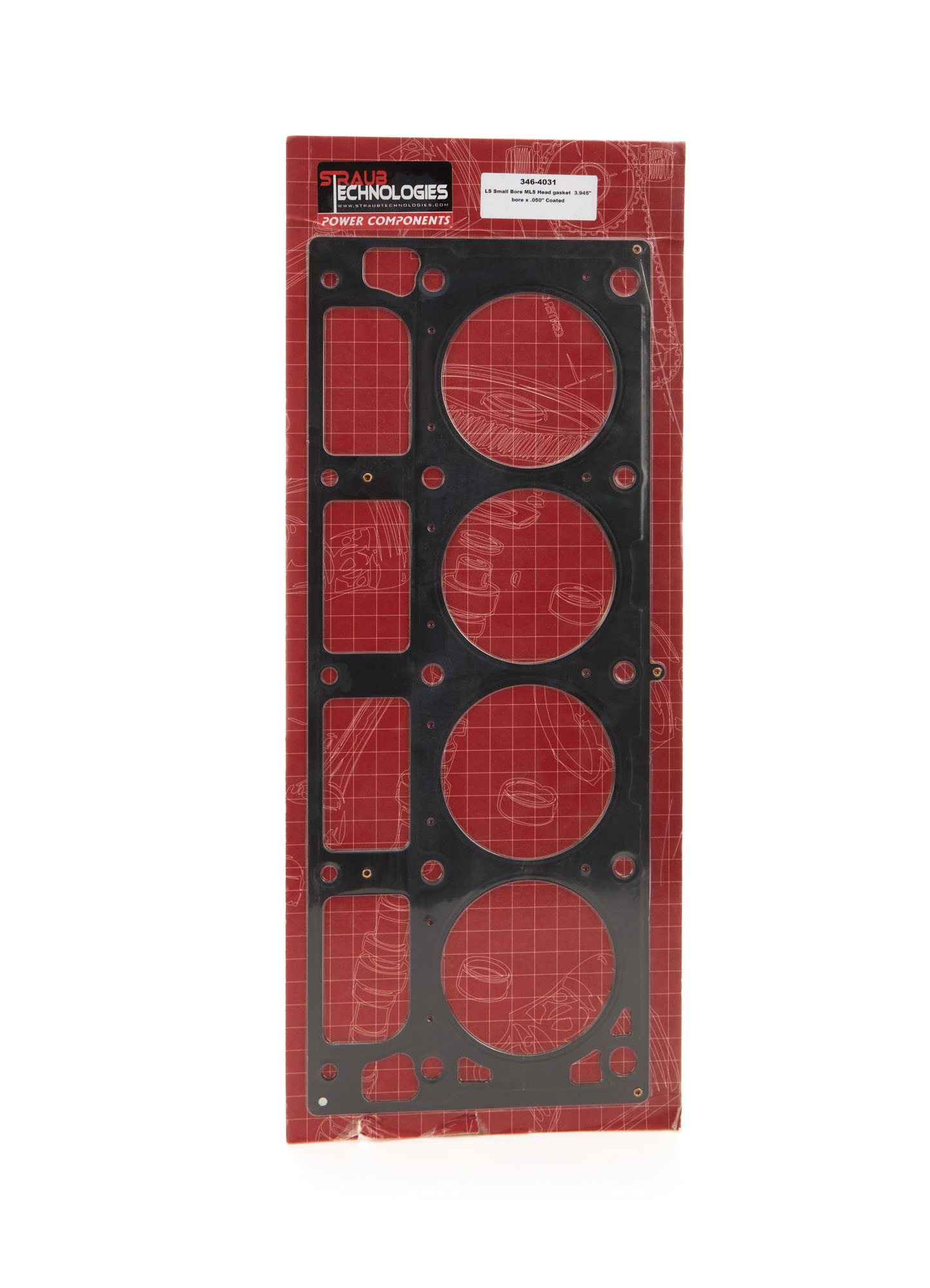 Straub Technologies Inc. 346-4031 | STRAUB TECHNOLOGIES INC. LS MLS Head Gasket 3.985 Bore .050