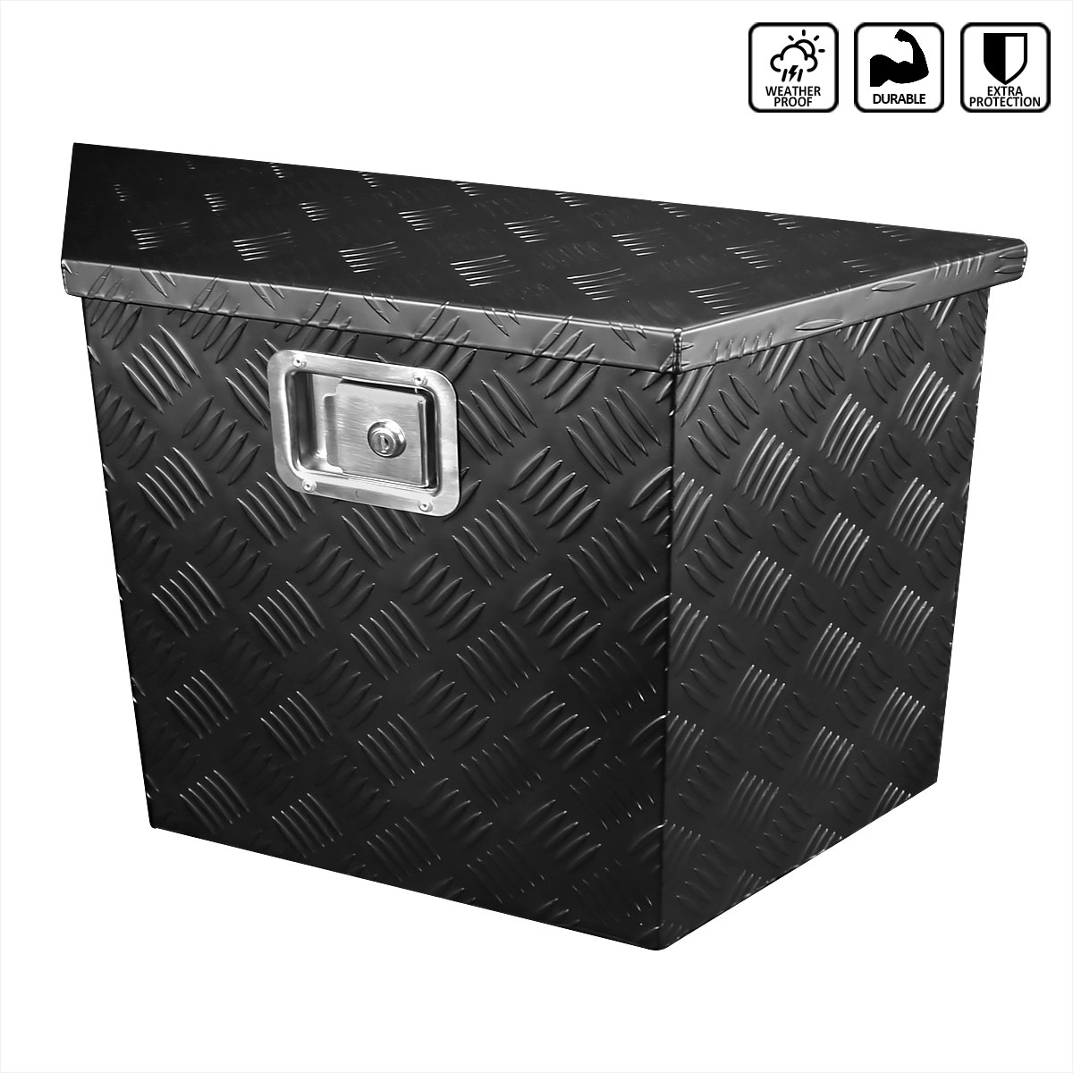 Spec-D Tuning tbox-alm08bk | SPEC-D Tuning 28/15 Heavy Duty Black Aluminum Box