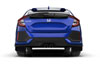 Rally Armor mf71-ur-blk/wh | 2017-2020 Honda Civic LX / EX / EX-L Hatchback Black Mud Flap White Logo; 2017-2020 Alternate Image 2