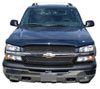 AVS 25457 | 02-06 Chevy Avalanche 1500 (w/Body Hardware) High Profile Bugflector II Hood Shield - Smoke; 2002-2006 Alternate Image 2