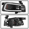 SPYDER 5085245 | Spyder Dodge Charger 06-10 Projector Headlights - LED Light Bar - Black PRO-YD-DCH05V2-LB-BK; 2006-2010 Alternate Image 1