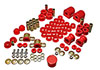 Energy Suspension 7.18104r | 91-94 Nissan Sentra/NX1600/2000 Red Hyper-Flex Master Bushing Set; 1991-1994 Alternate Image 3