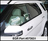 EGR 573631 | 11+ Ford Explorer In-Channel Window Visors - Set of 4 (573631); 2011-2023 Alternate Image 1