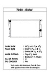 CSF 7080 | BMW 4 Series (F32/F33/F36) M/T Radiator; 1950-2020 Alternate Image 1