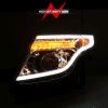 ANZO 111576 | 11-15 Ford Explorer Projector Headlights w/ Light Bar Chrome Housing w/ Amber light; 2011-2015 Alternate Image 5