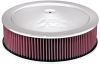 K&N Engineering 601290 | K&N 14in Red Custom Air Cleaner Assembly - 5.125in ID x 14in OD x 3.75in H x 1.25in Drop Base Alternate Image 1