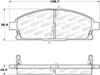 Stoptech 309.06911 | StopTech Sport Brake Pads Nissan Pathfinder, Front; 1996-2004 Alternate Image 1