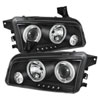 SPYDER 5009715 | Spyder Dodge Charger ( Non HID ) CCFL LED ( Replaceable LEDs ) Projector Headlights - Black - (PRO-YD-DCH05-CCFL-BK); 2006-2010 Alternate Image 1