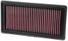 K&N Engineering 333006 | K&N 12-16 Peugeot 208 L3-1.0L Replacement Air Filter Alternate Image 3