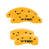 MGP 18031SPXPYL | 4 Caliper Covers Engraved Front Pontiac Rear Gxp Yellow Finish Blk Char 2005 Pontiac Bonneville; 2004-2005 Alternate Image 2