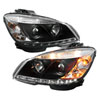 SPYDER 5042262 | Spyder Mercedes Benz W204 C-Class DRL LED Projector Headlights - Black - (PRO-YD-MBW20408-DRL-BK); 2008-2011 Alternate Image 1