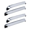 AVS 14610 | 84-91 Jeep Grand Wagoneer Ventshade Front & Rear Window Deflectors 4pc - Stainless; 1984-1991 Alternate Image 2