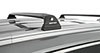 Rhino-Rack rvp87 | 16-20 Kia Sorento UM 5 Door SUV w/Flush Rails Vortex RVP 2 Bar Roof Rack - Black; 2016-2020 Alternate Image 1