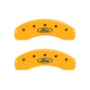 MGP 10041SFRDYL | 4 Caliper Covers Engraved F & R Oval Logo/Ford Yellow Finish Black Char 2009 Ford Explorer; 2006-2010 Alternate Image 6