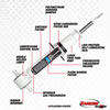 Rancho rs55826 | 06-10 Jeep Commander Front RS5000X Strut; 2006-2010 Alternate Image 1