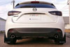 Rally Armor mf31-ur-rd/wh | 2014+ Mazda 3 Red Mud Flap W/ White Logo; 2014-2021 Alternate Image 9