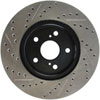 Stoptech 127.44125L | StopTech Lexus IS250 Sport Drilled/Slotted Rotor, Front Left; 2006-2015 Alternate Image 6