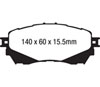 EBC dp22170 | 14+ Mazda 6 2.5 Greenstuff Front Brake Pads Alternate Image 4