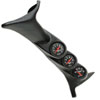 AutoMeter 7072 | Autometer 99-06 Ford Powerstroke/SD Black Triple Pillar Z-Series Gauge Kit; 1999-2006 Alternate Image 5