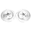 PowerStop jbr1721xpr | Power Stop 15-19 Acura TLX Rear Evolution Drilled & Slotted Rotors - Pair; 2015-2019 Alternate Image 2