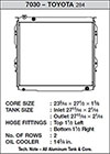 CSF 7030 | 99-06 Toyota Tundra Radiator; 1999-2006 Alternate Image 1