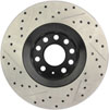 Stoptech 127.33096L | StopTech Audi S4 Sport Drilled/Slotted Rotor, Front Left; 2000-2002 Alternate Image 3