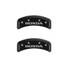 MGP 20076SHONRD | 4 Caliper Covers Engraved Front & Rear Honda Red finish silver ch; 2003-2010 Alternate Image 3