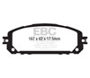 EBC ud1709 | 13+ Jeep Cherokee 3.2 Ultimax2 Front Brake Pads; 2013-2023 Alternate Image 5