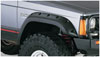 Bushwacker 10911-07 | 84-01 Jeep Cherokee Cutout Style Flares 4pc Fits 4-Door Sport Utility Only - Black; 1984-2001 Alternate Image 2