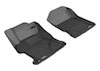 3D Maxpider l1hd04111509 | 3D MAXpider 2012-2013 Honda Civic Kagu 1st Row Floormat - Black; 2012-2013 Alternate Image 1