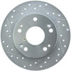 Stoptech 227.40055R | StopTech Acura TSX Select Sport Drilled/Slotted Rotor, Rear Right; 2004-2008 Alternate Image 4