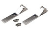 Kentrol 30442 | 87-95 Jeep Wrangler YJ Tailgate Hinge Pair - Polished Silver; 1987-1995 Alternate Image 1