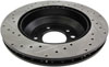 Stoptech 127.33078L | StopTech Porsche Cayenne Sport Drilled/Slotted Rotor, Rear Left; 2003-2017 Alternate Image 3