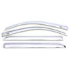 AVS 684531 | 15-18 Cadillac Escalade Ventvisor Outside Mount Front & Rear Window Deflectors 4pc - Chrome; 2015-2018 Alternate Image 3