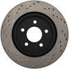 Stoptech 128.61087R | StopTech Ford Mustang Sport Cross Drilled Brake Rotor, Rear Right; 2005-2014 Alternate Image 4