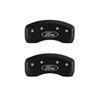 MGP 10007SFRDRD | 4 Caliper Covers Engraved Front & Rear Oval logo/Ford Red finish silver ch; 2014-2017 Alternate Image 3