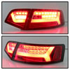 SPYDER 5085191 | Spyder 09-12 Audi A6 LED Tail Lights - Red Clear (ALT-YD-AA609-LED-RC); 2009-2012 Alternate Image 4