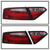 SPYDER 5083258 | Spyder Audi A5 LED Tail Lights - LED Model Only - Red Clear - (ALT-YD-AA508V2-LED-RC); 2008-2012 Alternate Image 2