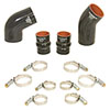 BD Diesel 1046276 | Intercooler Hose & Clamp Kit - 2004.5-2005 Chevy LLY Duramax; 2004-2005 Alternate Image 3