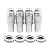 McGard 62822 | Hex Lug Nut (Long Shank - 1in. / Duplex) - 9/16-18 / 7/8 Hex / 2.425in. L (8-Pack) - Chrome Alternate Image 2