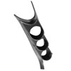 AutoMeter 12128 | Autometer 05-09 Ford Mustang 52mm Black Triple Pillar Pod; 2005-2009 Alternate Image 1