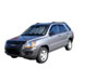 AVS 94211 | 05-09 Kia Sportage Ventvisor Outside Mount Window Deflectors 4pc - Smoke; 2005-2009 Alternate Image 1