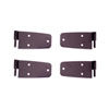 Rugged Ridge 11202.02 | 76-86 Jeep CJ Black Door Hinge Kit; 1976-1986 Alternate Image 1