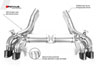 Remus 089317 0500LR | BMW M5 F90 RACING Axle-Back System with Chrome Tips; 2018-2022 Alternate Image 1