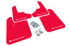 Rally Armor mf2-ur-rd/wh | 1993-2001 Subaru Impreza UR Red Mud Flap w/ White Logo; 1993-2001 Alternate Image 1