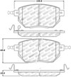 Stoptech 309.09690 | StopTech Sport Brake Pads Nissan Maxima, Front; 2004-2008 Alternate Image 2