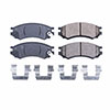 PowerStop 17507 | Power Stop 91-92 Saturn SC Front Z17 Evolution Ceramic Brake Pads w/Hardware; 1991-1992 Alternate Image 1