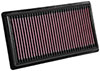 K&N Engineering 333080 | K&N 16-18 Toyota C-HR L4-1.2L F/l Replacement Drop In Air Filter; 2016-2018 Alternate Image 2